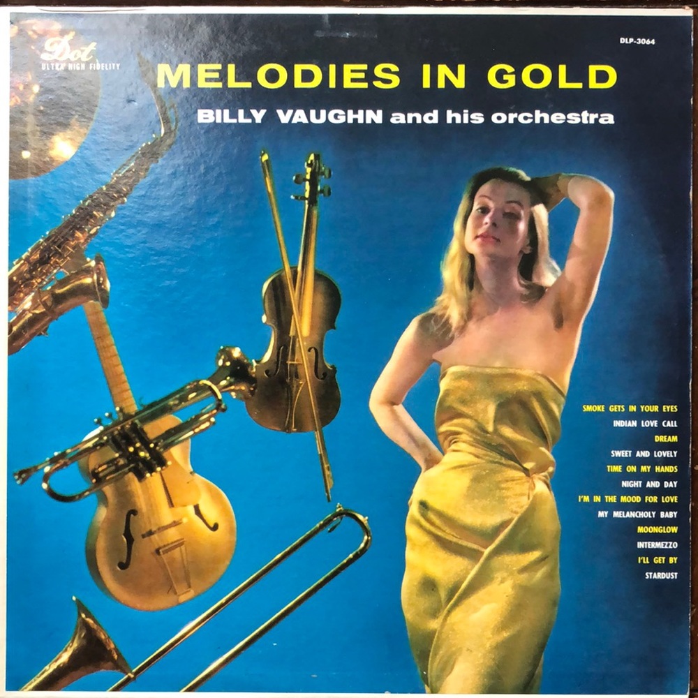 Billy Vaughn Melodies In Gold Vinyl Lp '57